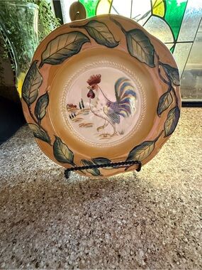 Fitz and Floyd Pasta & Plate Set Ricamo Portofino